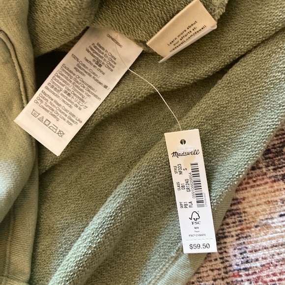 NWT MWL Pull-On Mini Skirt SIZE SMALL IN GREEN - Picture 4 of 4